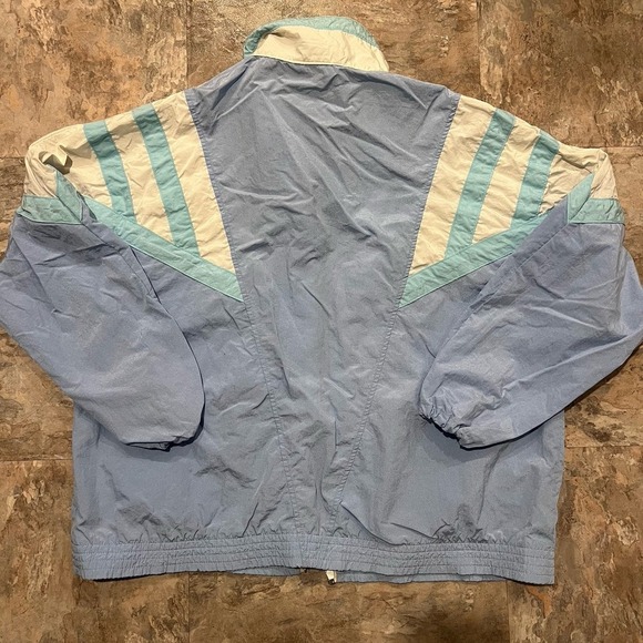 Norm Thompson | Vintage Color Block Wind Breaker-Work Out Jacket | Size M - Picture 6 of 9